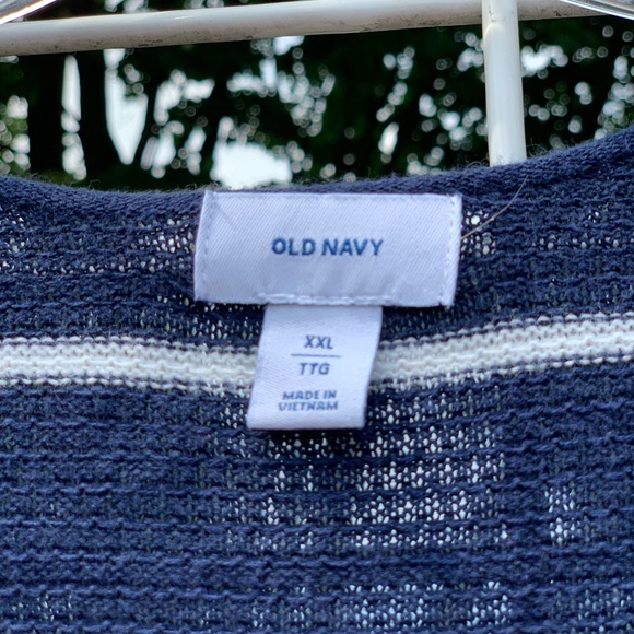 Navy striped overzied sweater - Picture 3 of 3